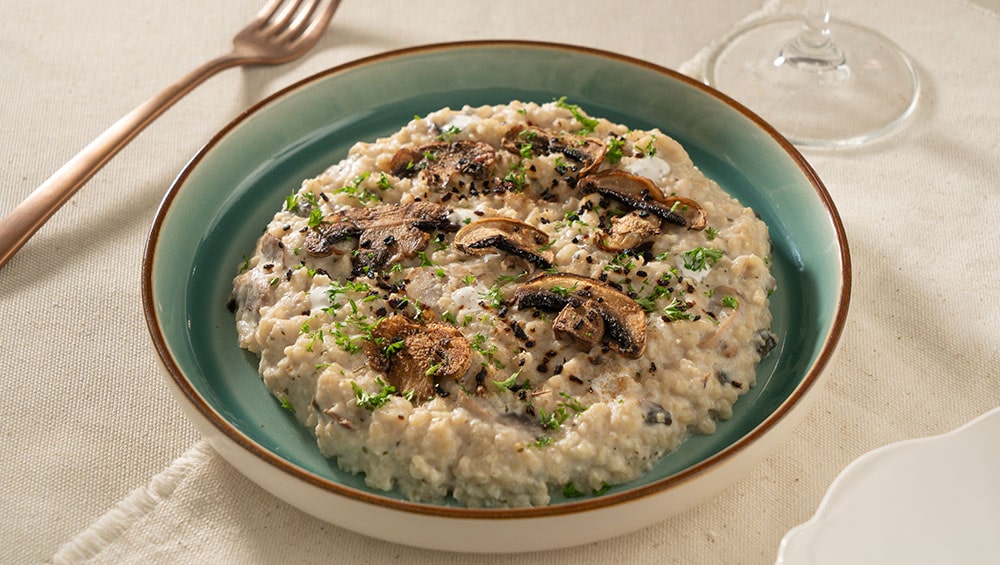 Risotto de hongos con queso parmesano Fresh Market